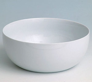 Big white salad bowls
