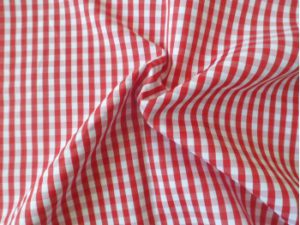Red and white check overlay 1.5 x 1.5m