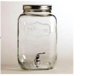 Mason jar drink dispenser 1.8l