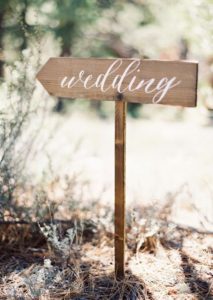 WEDDING DIRECTION SIGNS