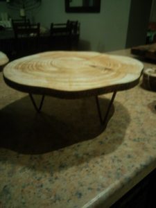 wooden cake stands 25cm