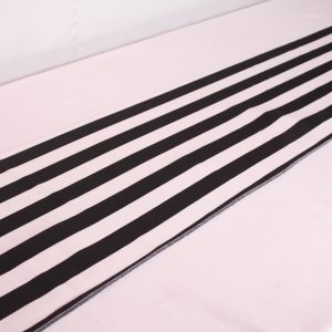 Runner Black and White Stripe 2m x 30cm