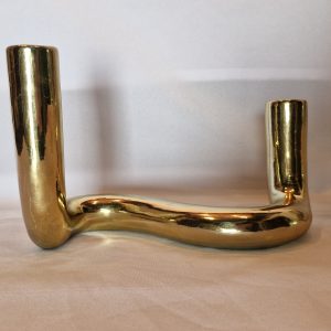 Candle Holder Gold 2 Pilar