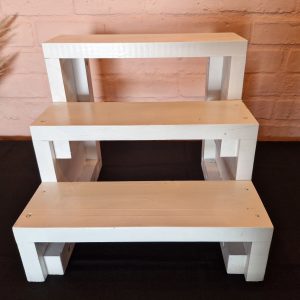 Savory Step White Wood